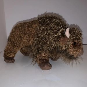 Douglas Cuddle Toys Plush BUFFALO Stuffed Animal 9" Brown Bison Realistic